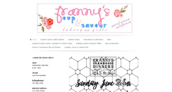 Desktop Screenshot of frannyscupandsaucer.com